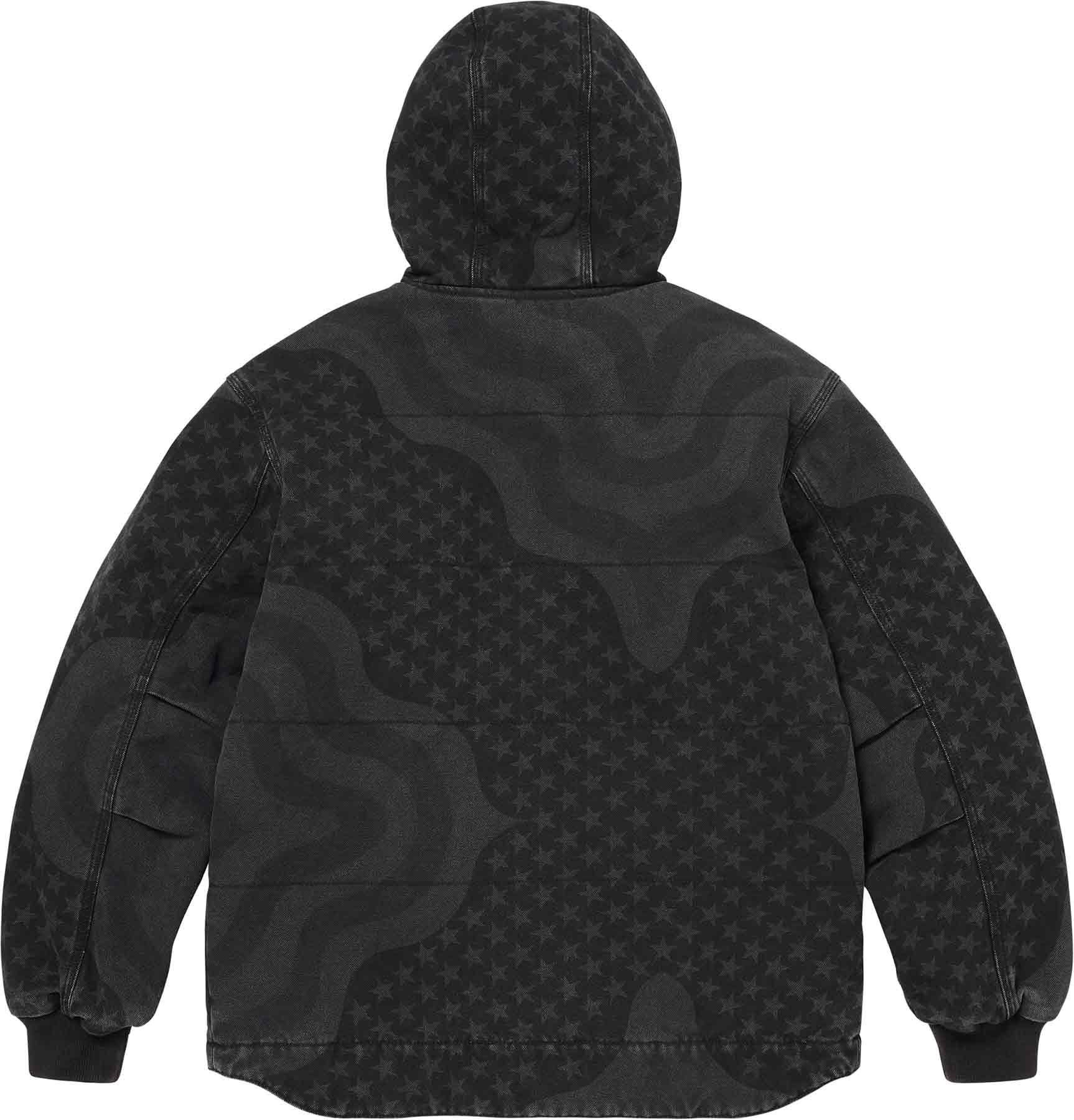 Flag Quilted Hooded Work Jacket view 3